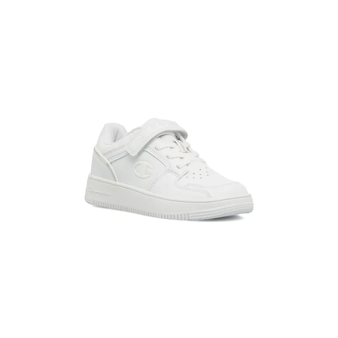 Sneakers sportive bianche da Bambino con chiusura a strappo Champion