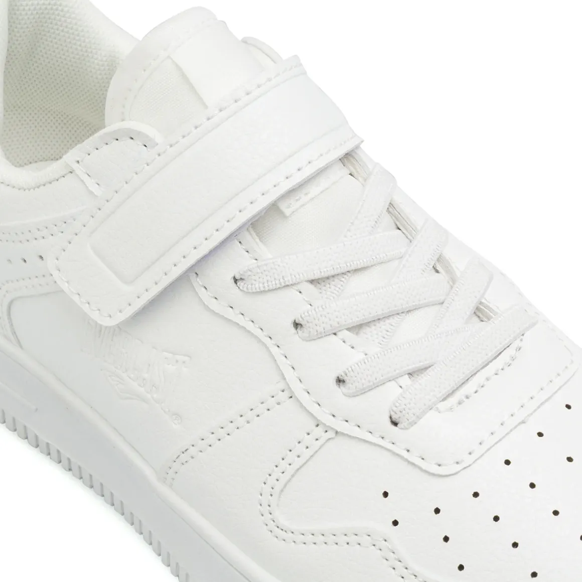 Sneakers sportive bianche da Bambino con chiusura a strappo Everlast