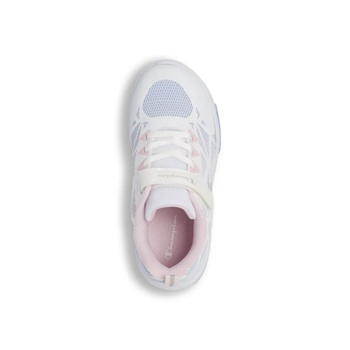 Sneakers sportive bianche e rosa da Bambina con Luci Champion WAVE