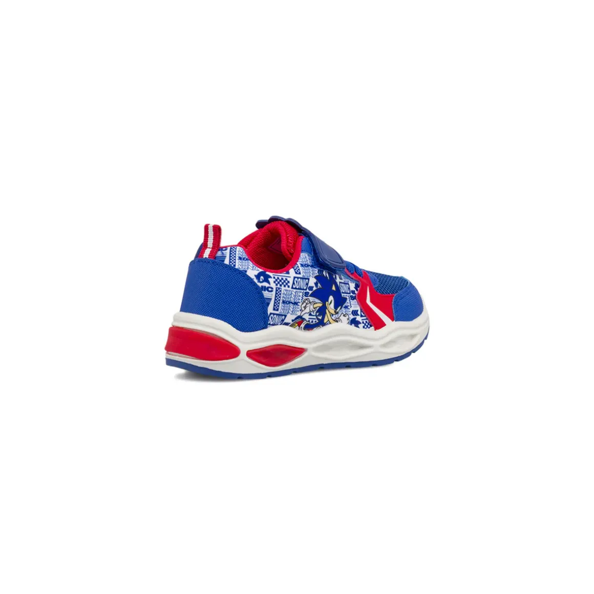 Sneakers sportive blu da Bambino con luci e grafiche Sonic