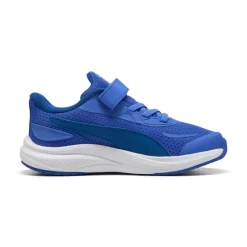 Sneakers sportive blu da Bambino con chiusura a strappo Puma Skyrocket