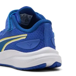 Sneakers sportive blu da Bambino con chiusura a strappo Puma Skyrocket