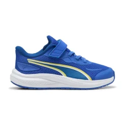 Sneakers sportive blu da Bambino con chiusura a strappo Puma Skyrocket