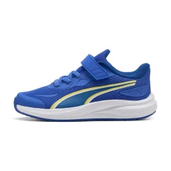 Sneakers sportive blu da Bambino con chiusura a strappo Puma Skyrocket