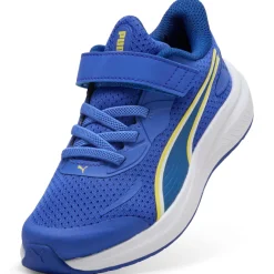Sneakers sportive blu da Bambino con chiusura a strappo Puma Skyrocket