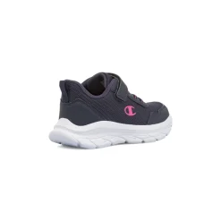 Sneakers sportive blu da Bambina con strappo e lacci elastici Champion