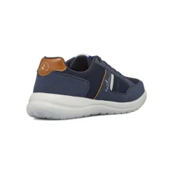 Sneakers sportive blu da Uomo in tessuto mesh traspirante Navigare
