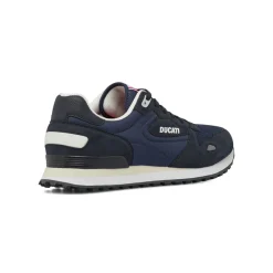 Sneakers sportive Blu Uomo con inserti effetto scamosciato Ducati