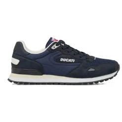 Sneakers sportive Blu Uomo con inserti effetto scamosciato Ducati