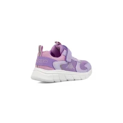 Sneakers sportive da Bambina viola in tessuto mesh con strappo Kappa
