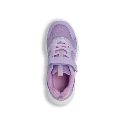 Sneakers sportive da Bambina viola in tessuto mesh con strappo Kappa