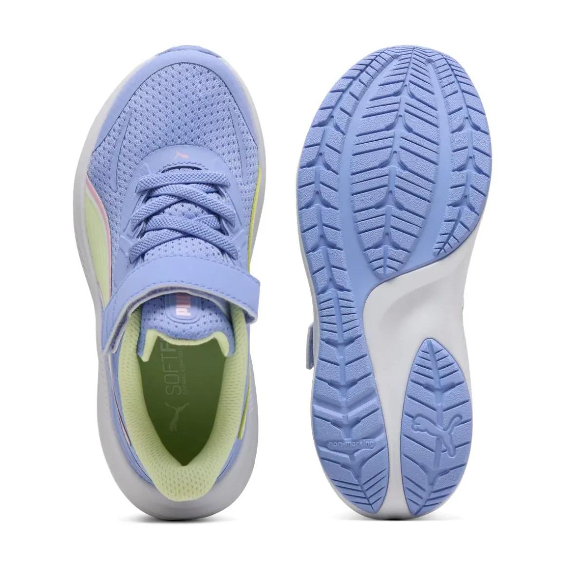 Sneakers sportive da Bambina Lilla con chiusura strappo Puma Skyrocket