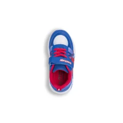 Sneakers sportive da Bambino blu e rosse con luci e strappo Spiderman
