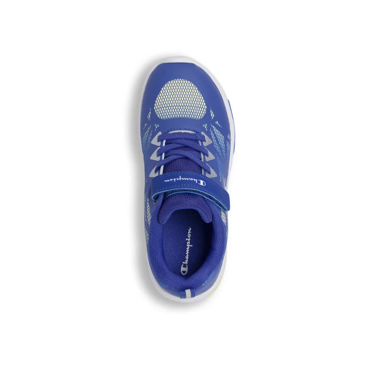 Sneakers sportive da Bambino blu con velcro e lacci Champion WAVE