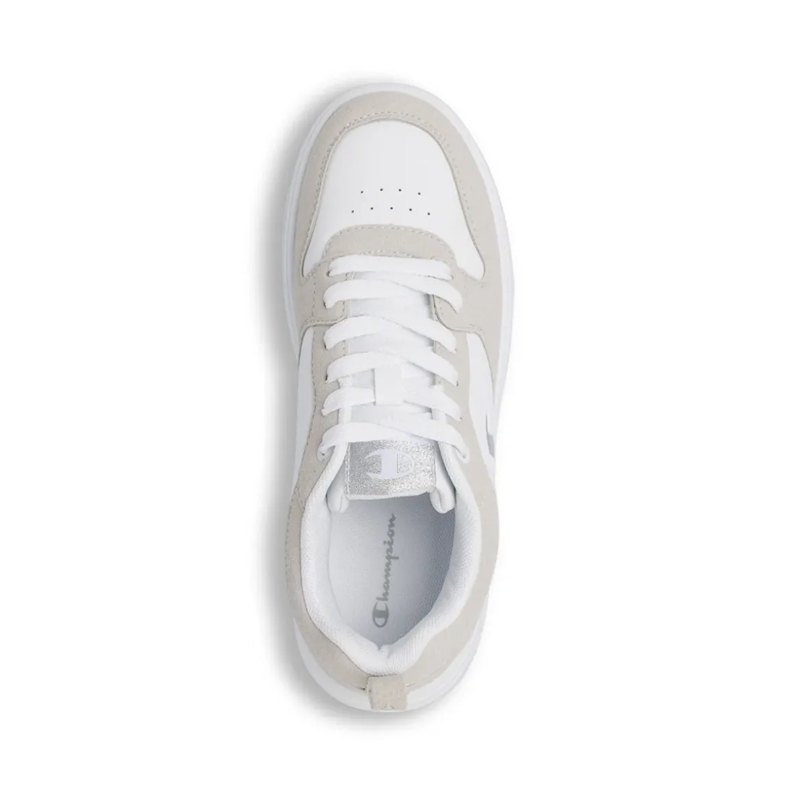 Sneakers sportive da Donna bianche e beige con platform Champion