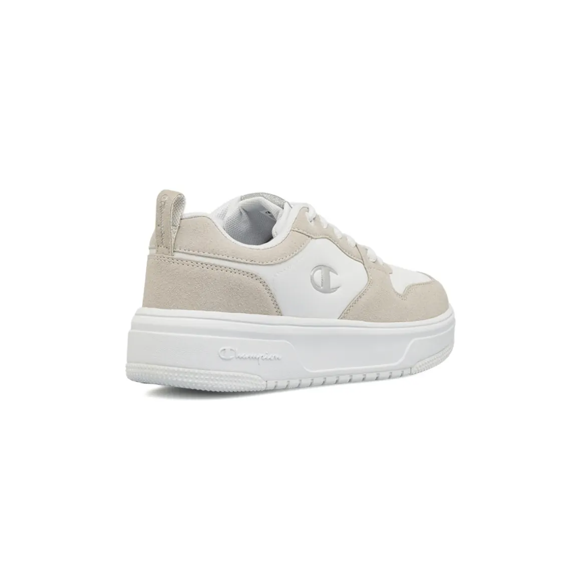 Sneakers sportive da Donna bianche e beige con platform Champion