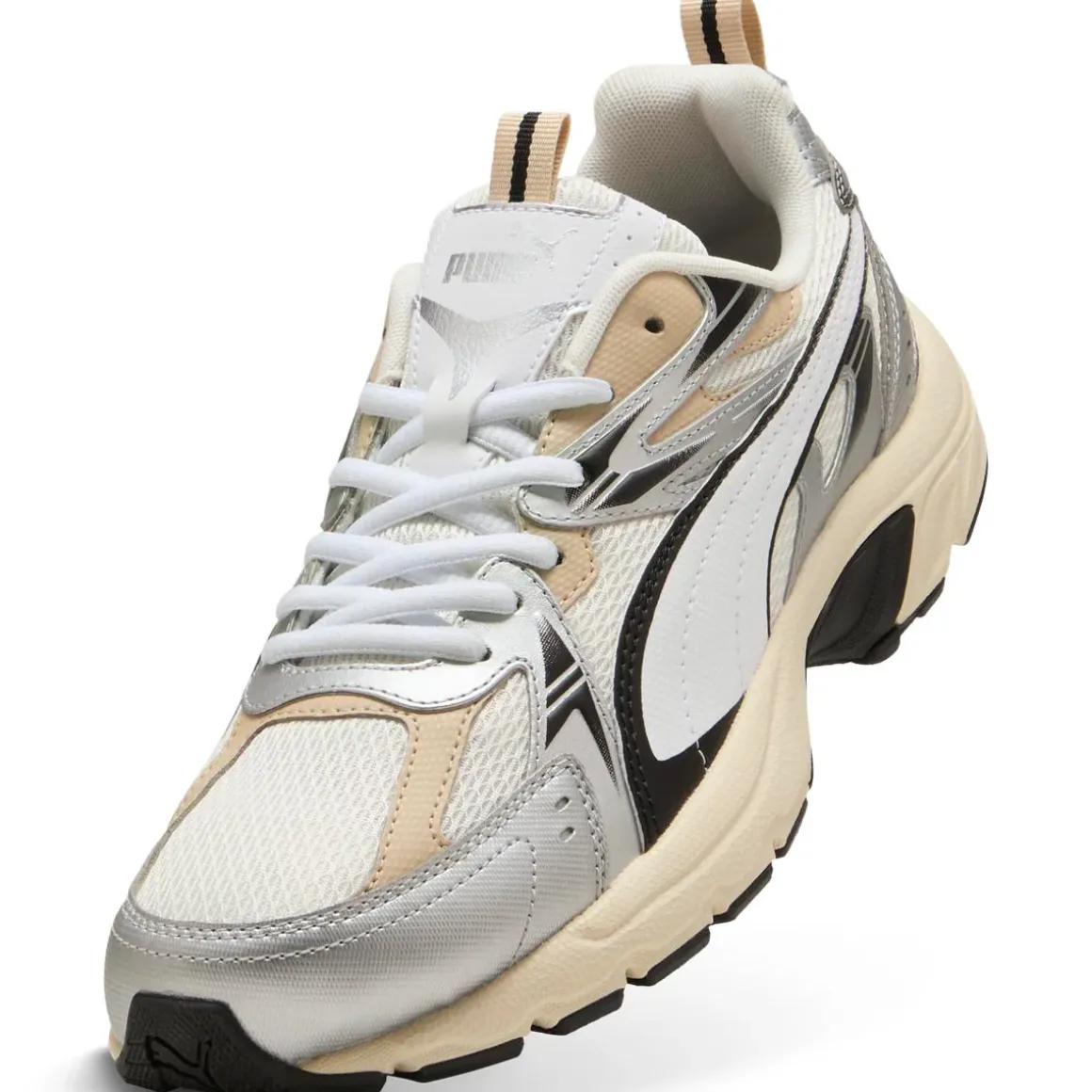 Sneakers sportive da Donna bianche con dettagli argento Puma
