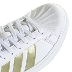 Sneakers sportive da Donna bianche con strisce oro adidas STREETTALK