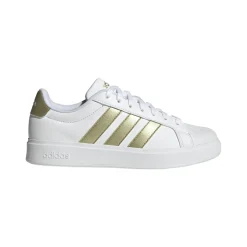 Sneakers sportive da Donna bianche con strisce oro adidas STREETTALK
