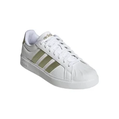 Sneakers sportive da Donna bianche con strisce oro adidas STREETTALK