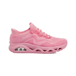 Sneakers sportive da Donna rosa in tessuto mesh Slip-ins Skechers Uno