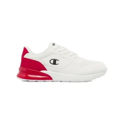 Sneakers sportive da Ragazzo bianche e rosse con logo Champion
