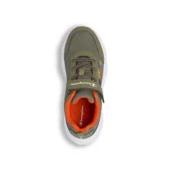 Sneakers sportive da Ragazzo verde militare con luci Champion