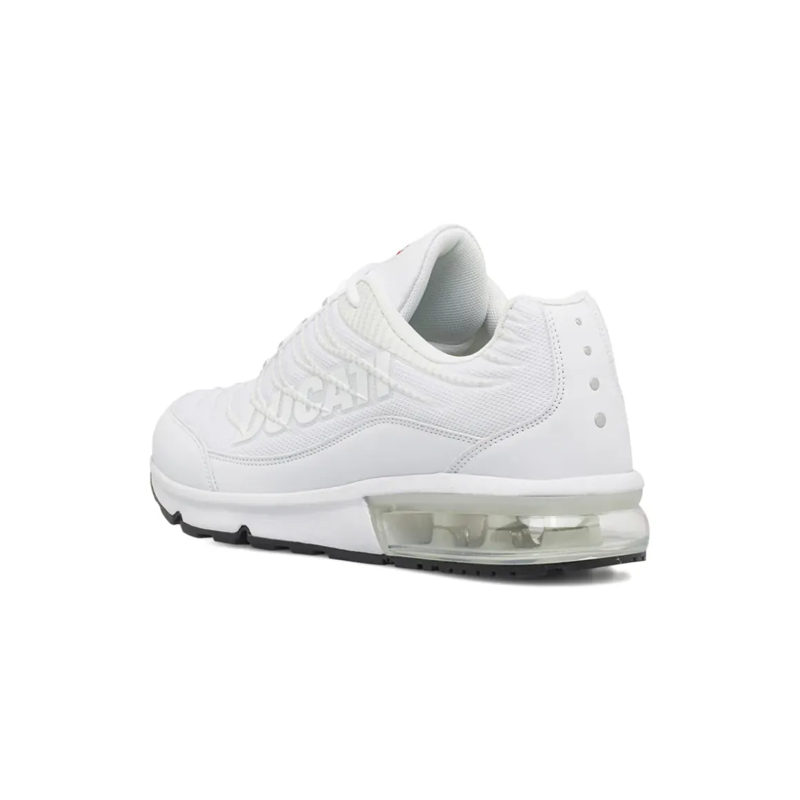 Sneakers sportive da uomo bianche con ammortizzazione Ducati