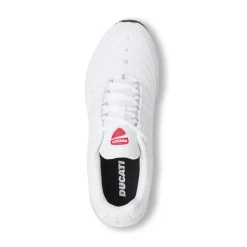 Sneakers sportive da uomo bianche con ammortizzazione Ducati