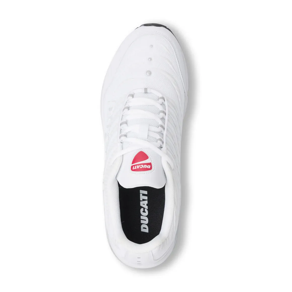 Sneakers sportive da uomo bianche con ammortizzazione Ducati