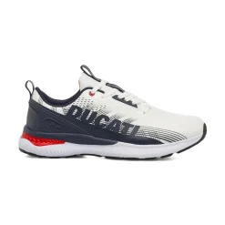 Sneakers sportive da Uomo Bianche con maxi logo laterale Ducati