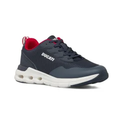 Sneakers sportive da Uomo blu in tessuto mesh Ducati
