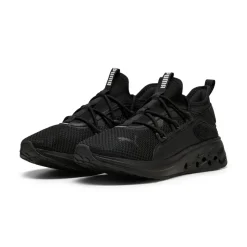 Sneakers sportive da Uomo nere in tessuto mesh e suola Softride Puma