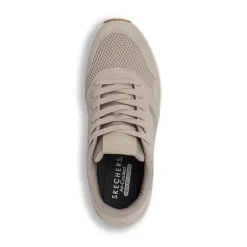 Sneakers sportive da Uomo taupe con inserti effetto suede Skechers Uno