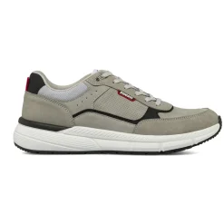 Sneakers sportive grigie da Uomo con inserti effetto scamosciato Ducati