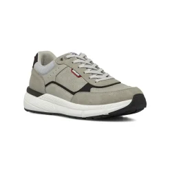 Sneakers sportive grigie da Uomo con inserti effetto scamosciato Ducati