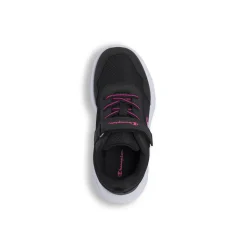 Sneakers sportive Nere Bambina con chiusura a strappo Champion