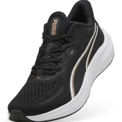Sneakers sportive nere da Donna in mesh Puma Skyrocket