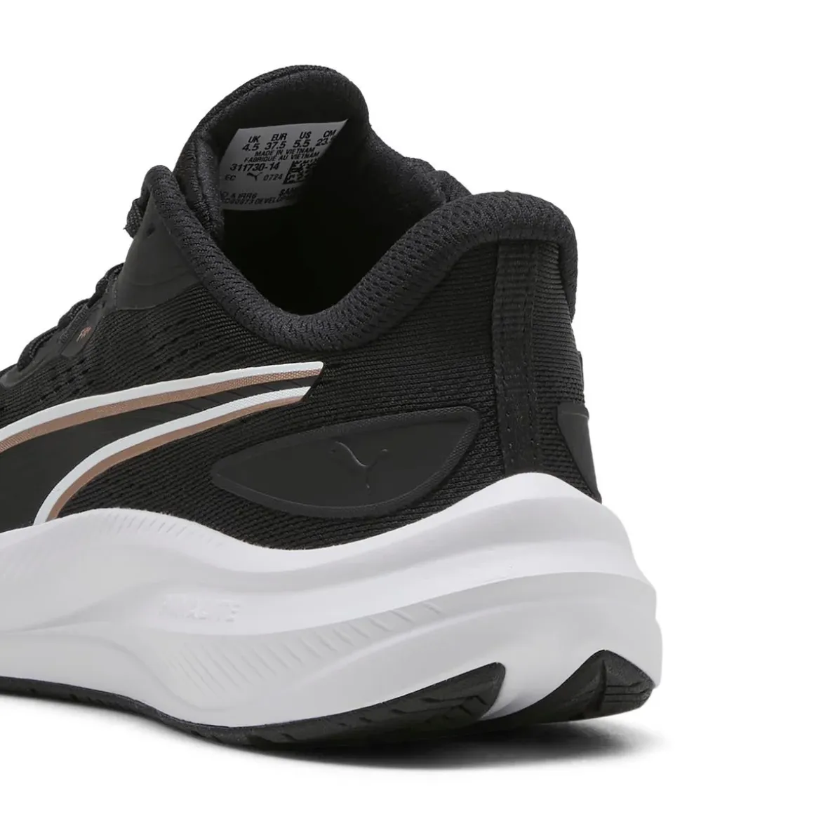 Sneakers sportive nere da Donna in mesh Puma Skyrocket