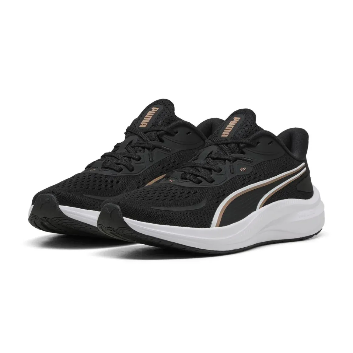 Sneakers sportive nere da Donna in mesh Puma Skyrocket