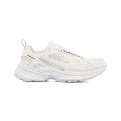 Sneakers sportive retro bianche con logo Unisex Champion