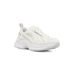 Sneakers sportive retro bianche con logo Unisex Champion
