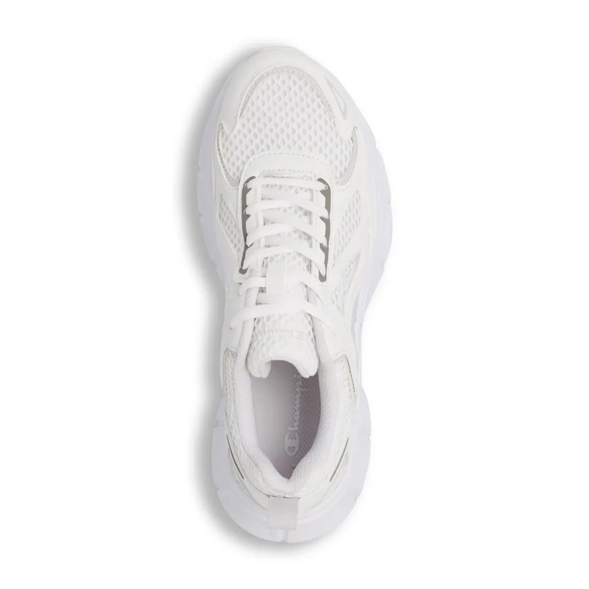 Sneakers sportive retro bianche con logo Unisex Champion