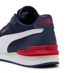 Sneakers sportive Retro da Uomo blu Puma Runner v4