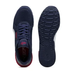 Sneakers sportive Retro da Uomo blu Puma Runner v4