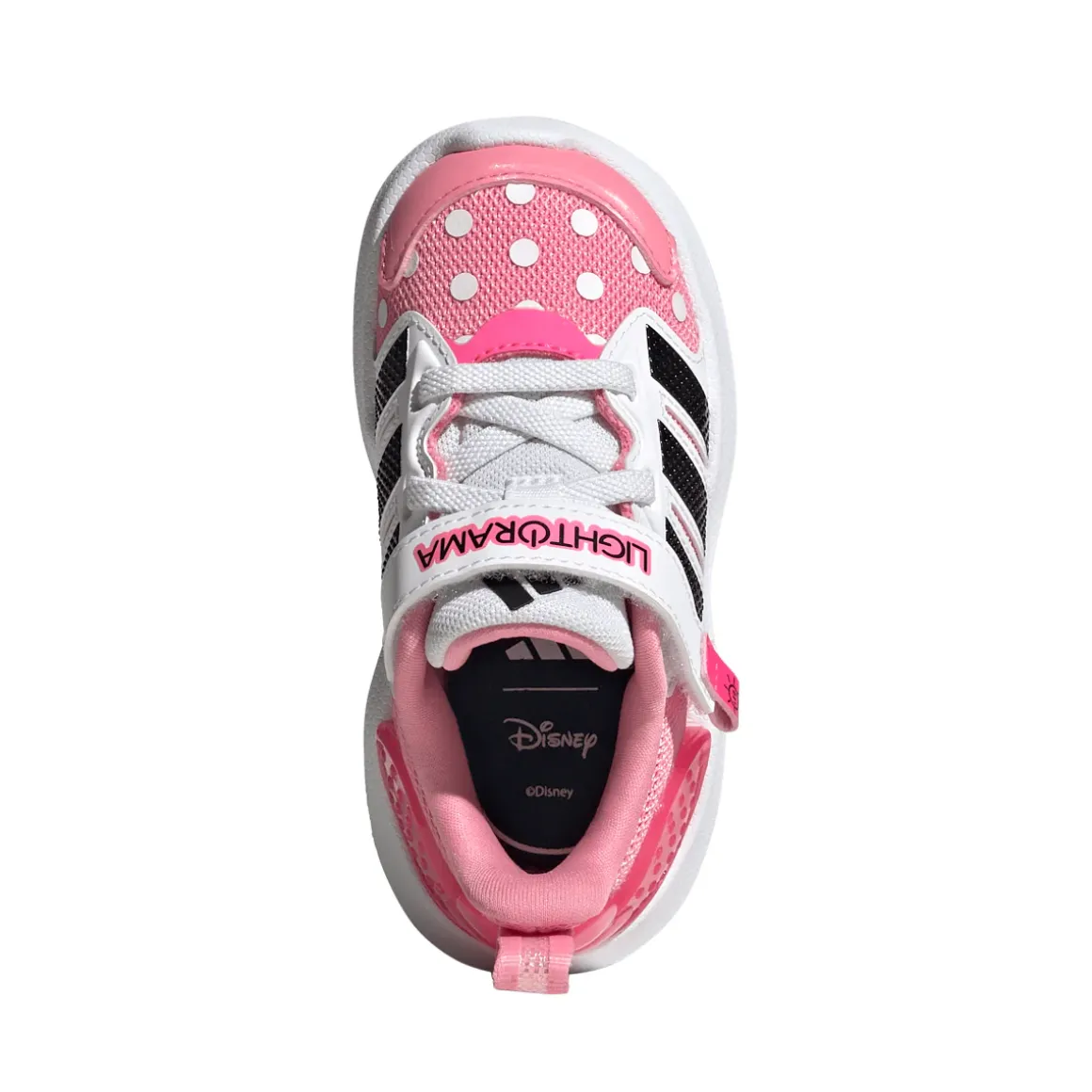 Sneakers sportive Rosa Bambina con luci e dettagli Minnie Mouse adidas