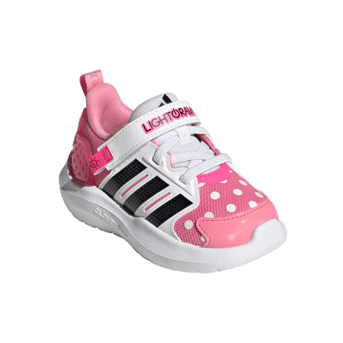 Sneakers sportive Rosa Bambina con luci e dettagli Minnie Mouse adidas