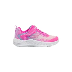 Sneakers sportive rosa da Bambina con chiusura a strappo Skechers