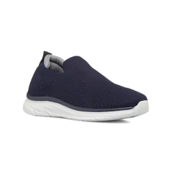 Sneakers Sportive Slip-on Blu da Uomo Traspiranti Riflessi Urbani