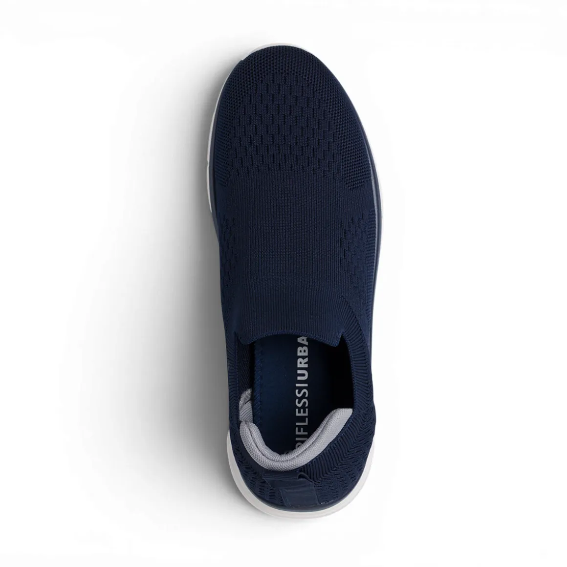 Sneakers Sportive Slip-on Blu da Uomo Traspiranti Riflessi Urbani